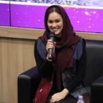 Staf Ahli TP PKK Kota Palembang, Putri Azizah Prima Salam, saat menjadi narasumber dalam kegiatan Penganugerahan Tokoh Ibu Inspiratif yang digelar KOPRI PMII Palembang di Kampus B UIN Raden Fatah Palembang, Kamis (18/12/2025).