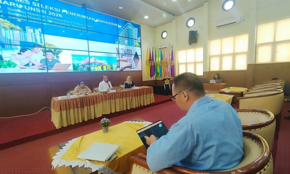 Unsri Umumkan Hasil SNBP 2026 Hari Ini, 23 Ribu Pendaftar Rebut 2.294 Kursi Unsri Umumkan Hasil SNBP 2026 Hari Ini, 23 Ribu Pendaftar Rebut 2.294 Kursi