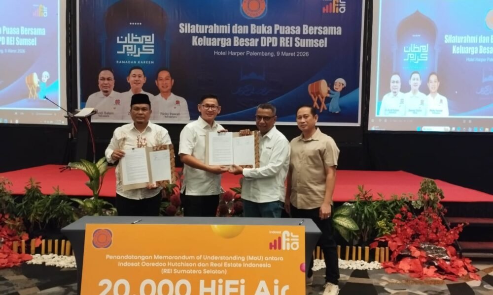 REI Sumsel Catat Serapan FLPP 16.500 Unit, Perkuat Kolaborasi Digital dengan Indosat REI Sumsel Catat Serapan FLPP 16.500 Unit, Perkuat Kolaborasi Digital dengan Indosat