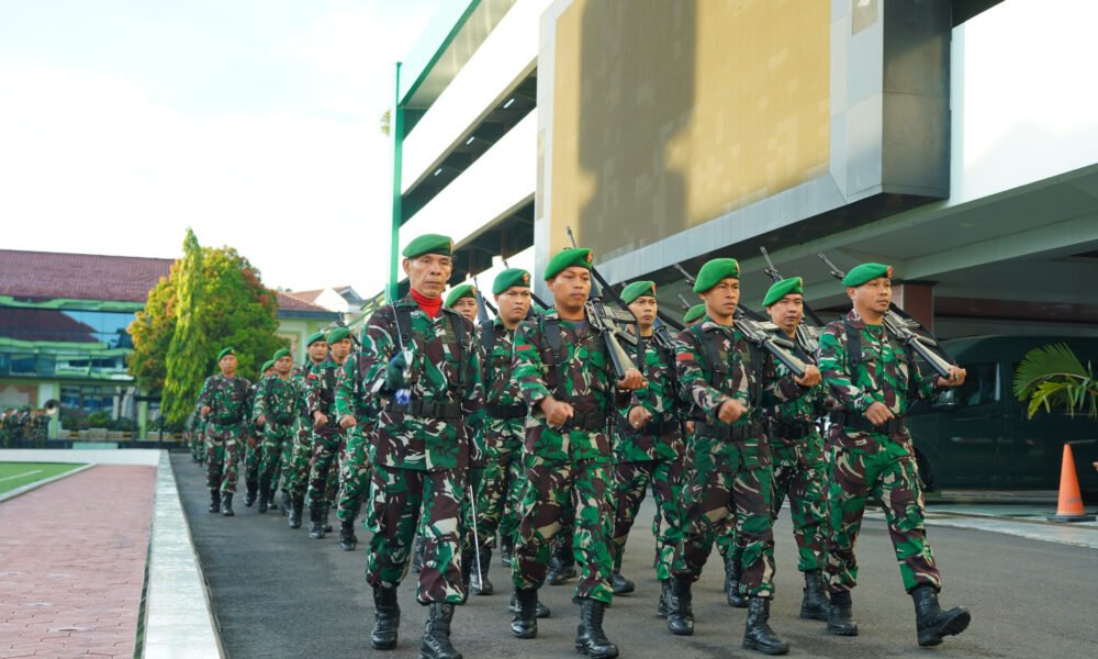 Tingkatkan Kedisiplinan Prajurit, Kodam II/Sriwijaya Gelar Upacara Bendera Mingguan Tingkatkan Kedisiplinan Prajurit, Kodam II/Sriwijaya Gelar Upacara Bendera Mingguan