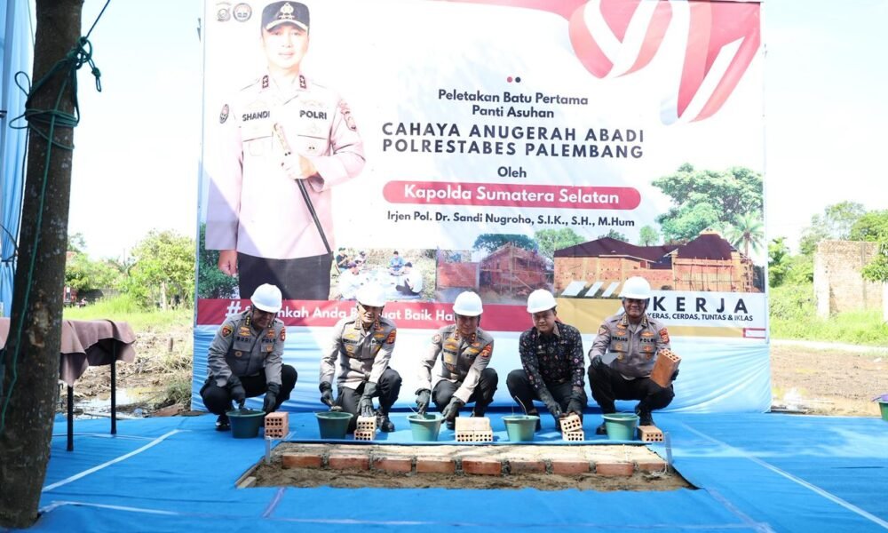 Kapolda Sumsel Resmikan Panti Asuhan dan Groundbreaking Asrama Putra di Sematang Borang Palembang Kapolda Sumsel Resmikan Panti Asuhan dan Groundbreaking Asrama Putra di Sematang Borang Palembang