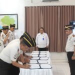 Lepas 66 Calon Jemaah Haji PGRI, Sekda Palembang Doakan Menjadi Haji Mabrur Komitmen Bersama, Kepala Rutan Palembang Ikrar Bersama dan Penandatanganan PKS