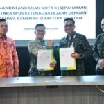 Sinergi Perlindungan Jaminan Sosial, Kanwil Kemenag Sumsel dan BPJS Ketenagakerjaan Teken MoU