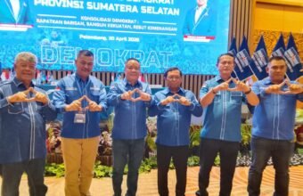 Demokrat Sumsel Solid, Cik Ujang Ditetapkan Aklamasi dan Usung Target Besar