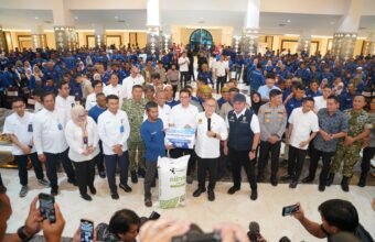 Perkuat Ketahanan Pangan Nasional, Wakapolda Sumsel Hadiri Rembuk Tani Bersama Menko Pangan di PT Pusri