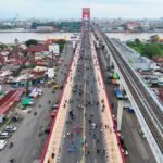 Antusias Warga Palembang Tinggi, Uji Coba Car Free Day Kedua Sukses