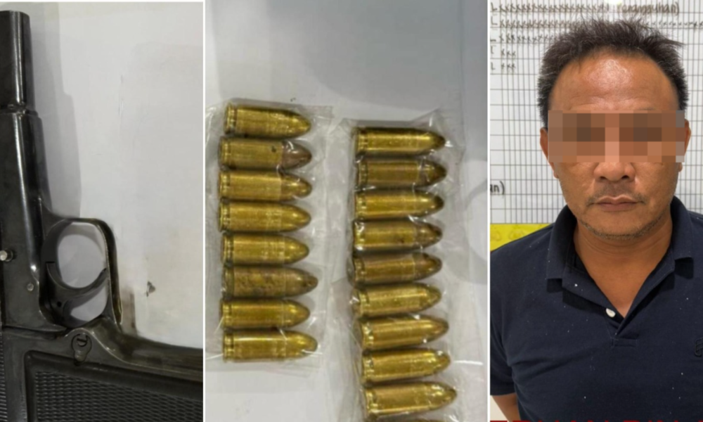 Simpan Pistol dan 18 Amunisi Aktif, Pria di Sungai Lilin Ditangkap Jatanras Polda Sumsel⠀ Simpan Pistol dan 18 Amunisi Aktif, Pria di Sungai Lilin Ditangkap Jatanras Polda Sumsel ⠀