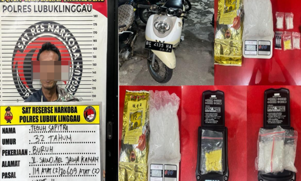 Dibawa Kurir dari Muratara, 1 Kg Sabu dan Pil Ekstasi Gagal Beredar di Lubuklinggau