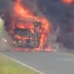 16 Orang Tewas Terpanggang dalam Kecelakaan Maut Bus ALS vs Truk di Jalan Lintas Muratara