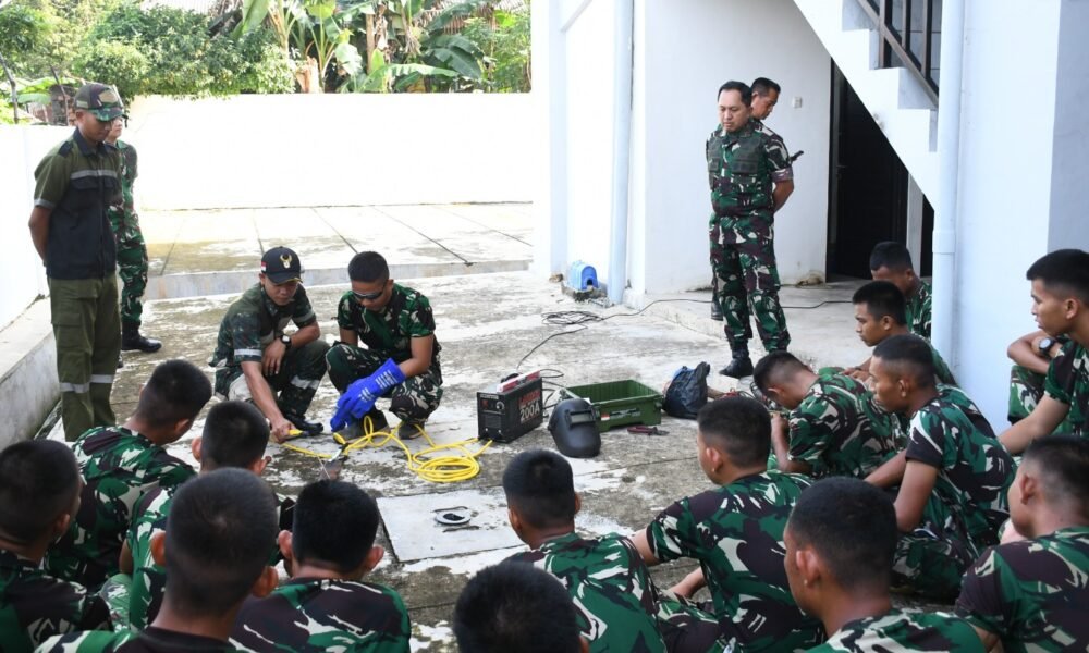 Pembekalan Welding, Korem 044/Gapo Tingkatkan Kapabilitas Prajurit Yon TP 950