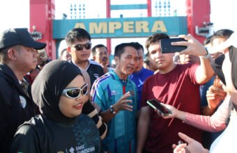 CFD Jembatan Ampera Menjelma Jadi Destinasi Wisatawan, Ratu Dewa: Rencanakan Jadi Agenda Mingguan