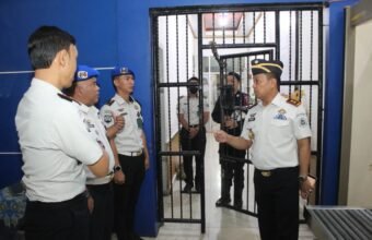 Perkuat Pengawasan Internal, Kanwil Ditjenpas Sumsel Sidak di Rutan Palembang