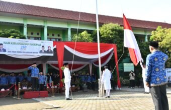 Peringati Harkitnas ke-118, ASN Kemenag Sumsel dan Kota Palembang Gelar Upacara Bersama di MAN 1 Palembang
