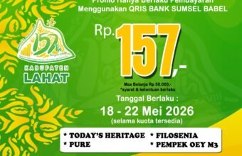 Dongkrak Digitalisasi UMKM, Bank Sumsel Babel Gelar Promo Belanja Rp157 Spesial HUT Lahat ke-157