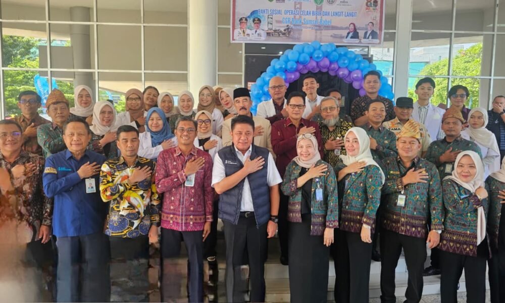 HUT Sumsel ke-80, Bank Sumsel Babel Perluas Akses Operasi Bibir Sumbing Gratis HUT Sumsel ke-80, Bank Sumsel Babel Perluas Akses Operasi Bibir Sumbing Gratis