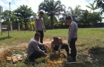 Dukung Pembangunan Berkelanjutan, Polda Sumatera Selatan Jadikan Asrama Polri Percontohan Penghijauan