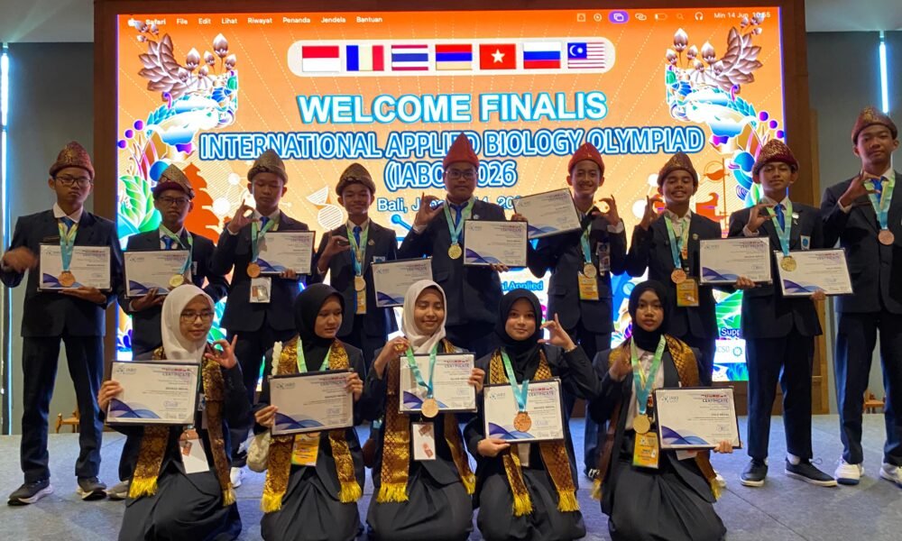 MAN IC OKI Borong 15 Medali di Ajang International Applied Biology Olympiad 2026 di Bali