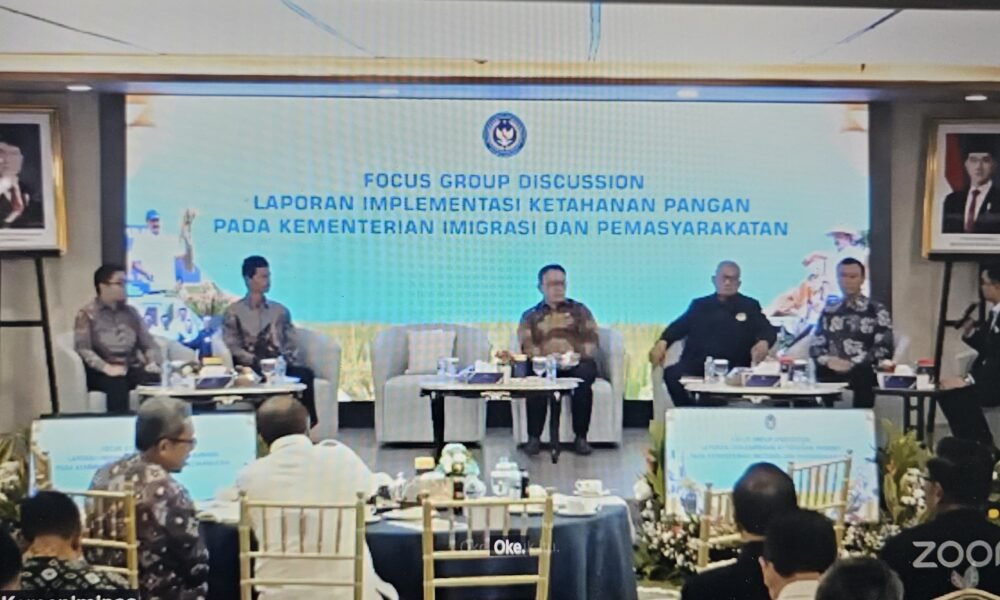 Rutan Palembang Ikuti FGD Pemanfaatan Lahan Idle untuk Mendukung Ketahanan Pangan