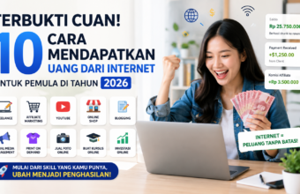 Terbukti Cuan! 10 Cara Mendapatkan Uang dari Internet untuk Pemula di Tahun 2026. (Foto: ilustrasi/ai)