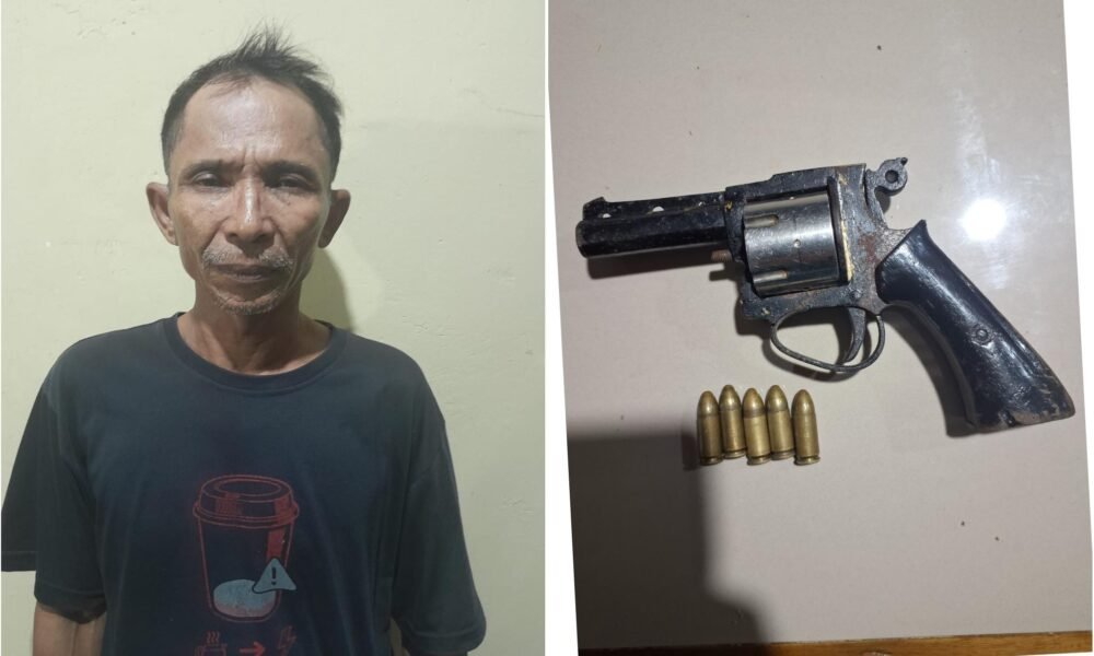 Pemilik Senpi Rakitan di OKU Timur Ditangkap, Polisi Amankan Revolver dan Peluru Tajam Pemilik Senpi Rakitan di OKU Timur Ditangkap, Polisi Amankan Revolver dan Peluru Tajam