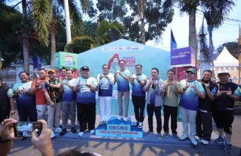 Sambut HUT Palembang ke-1343, Ribuan Pelari dari 140 Daerah Ramaikan Mandiri Ampera Tourism Run