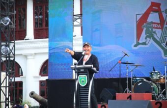 Gubernur Herman Deru Dorong Mandiri Ampera Tourism Run Jadi Ajang Lari Bertaraf Internasional
