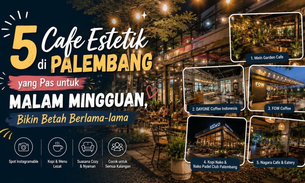 5 Cafe Estetik di Palembang yang Pas untuk Malam Mingguan, Bikin Betah Berlama-lama. (Foto: dok/nara.sriwijayaterkini.id)