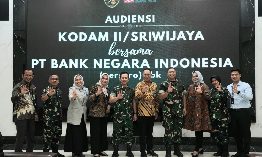 Pangdam II/Swj Terima Audiensi Bank BNI, Perkuat Kolaborasi untuk Ketahanan Ekonomi dan Pembangunan Berkelanjutan