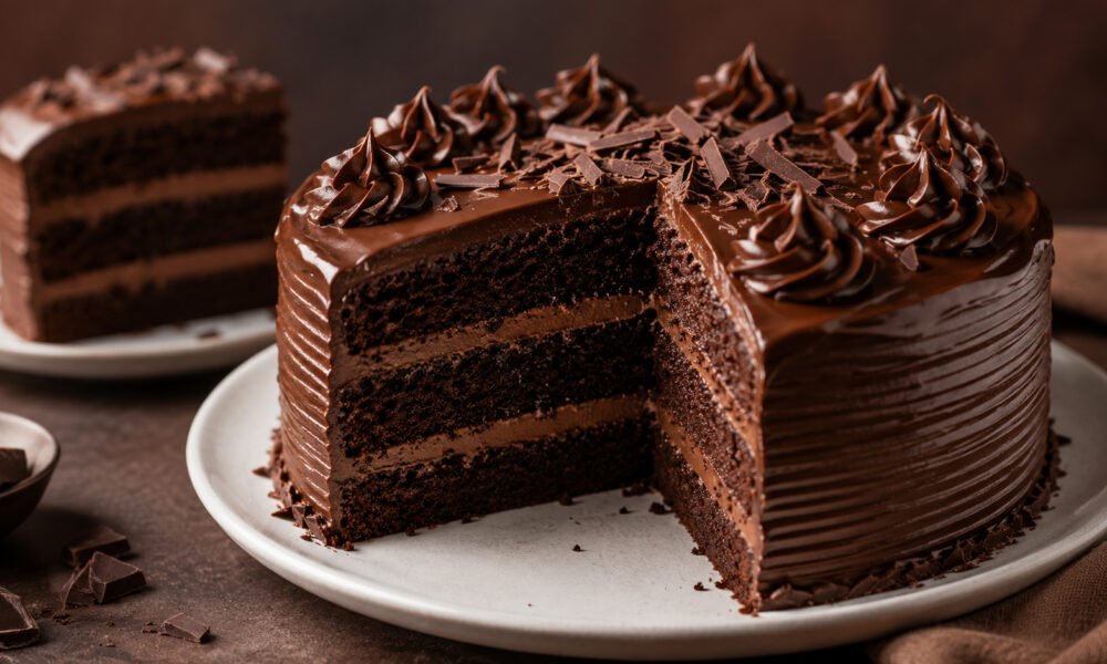 Chocolate Layer Cake Super Lembut dan Lumer, Dessert Premium yang Bikin Pecinta Cokelat Ketagihan Chocolate Layer Cake super lembut dan lumer, dessert premium yang bikin pecinta cokelat ketagihan. (Foto: istimewa)