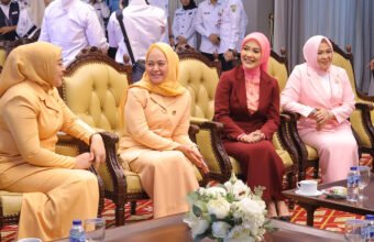 Ketua DWP Kota Palembang Hadiri Pengukuhan BKOW Sumsel 2026–2030. (Foto: Yulie/nara.sriwijayaterkini.id)