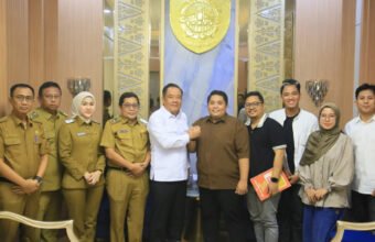Wagub Sumsel Cik Ujang Dukung Produksi Film Lokal Lenget The Movie. (Foto: Yulie/nara.sriwijayaterkini.id)