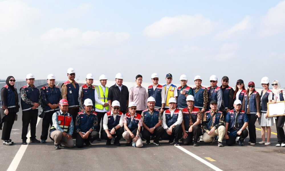 Tinjau Progres Akhir Jembatan Musi V, Wapres Gibran Sebut Tol Palembang-Betung Siap Beroperasi Akhir Tahun 2026