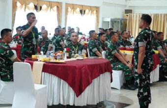 Asops Kasdam II/Swj Pimpin Rapat Evaluasi Bidang Operasi TA 2026. (Foto: Yulie/nara.sriwijayaterkini.id)