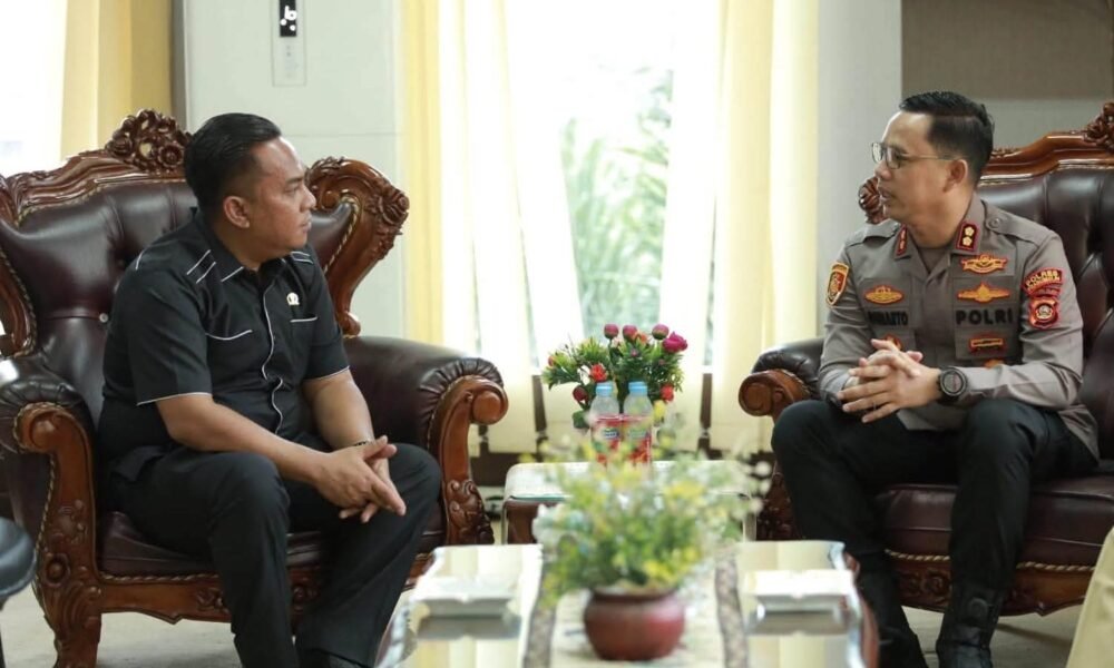 Perkuat Sinergitas, Ketua DPRD Prabumulih Deni Victoria Sambut Hangat Kunjungan Kapolres AKBP Gunarto