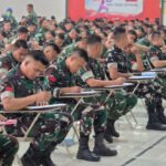 492 Peserta Ikuti Ujian Akademik Rikpsi Casis Diktukba TNI AD Gel II TA 2026 di Jasdam II/Swj. (Foto: Yulie/nara.sriwijayaterkini.id)