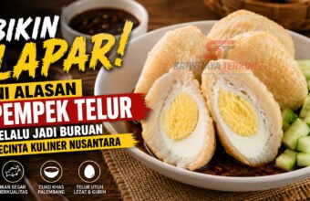 Pempek telur khas Palembang disajikan dengan kuah cuko kental bercita rasa pedas, asam, dan manis yang menggugah selera. (Foto: ilustrasi)