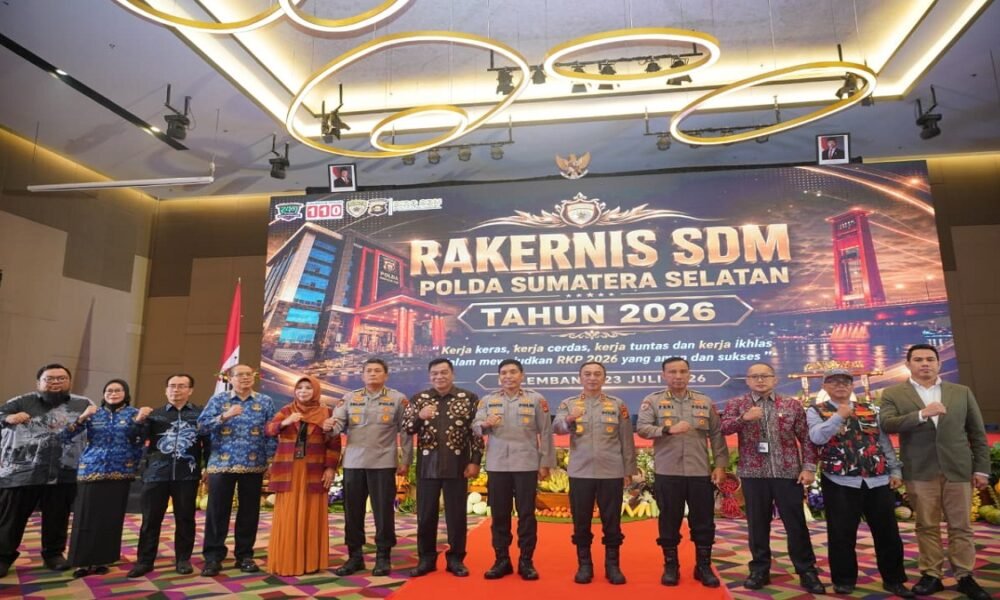 Kapolda Sumsel Buka Rakernis SDM 2026, Tekankan Integritas dan Adaptasi AI untuk Wujudkan Polri Presisi