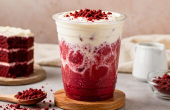 Red Velvet Drink berhasil mencuri perhatian para pecinta kuliner dan penikmat minuman manis. (Foto: istimewa)