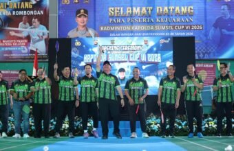 Badminton Kapolda Cup VI 2026 Resmi Bergulir, Polda Sumsel Dorong Sportivitas dan Pembinaan Atlet Daerah