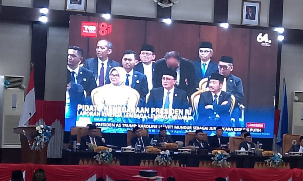 DPRD OKI Ikuti Pidato Kenegaraan Presiden dan Penyampaian Nota Keuangan serta RAPBN 2027