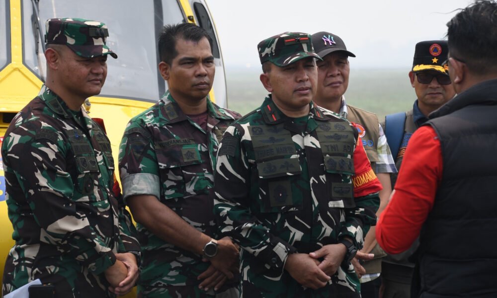Danrem 044/Gapo Pantau Karhutla Sumsel dari Udara, Pastikan Penanganan Berjalan Optimal