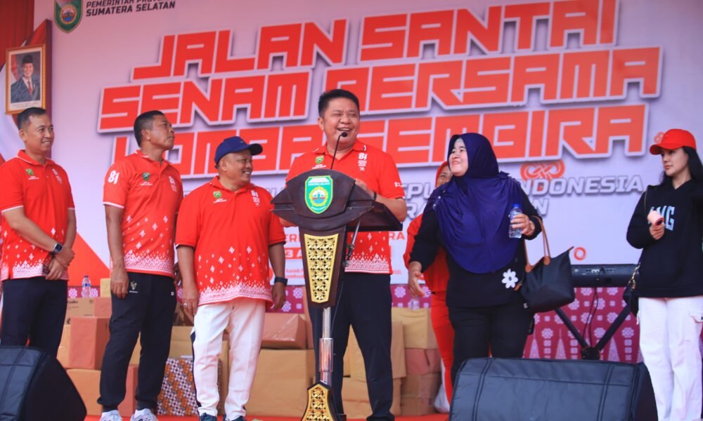 Semarak HUT ke-81 RI, Gubernur dan Wagub Sumsel Dorong ASN Beri Semangat dan Pelayanan