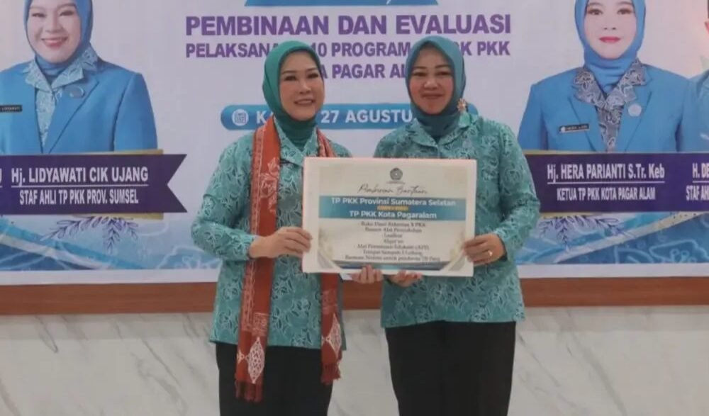 TP PKK Sumsel Monitoring 10 Program Pokok PKK di Kota Pagaralam