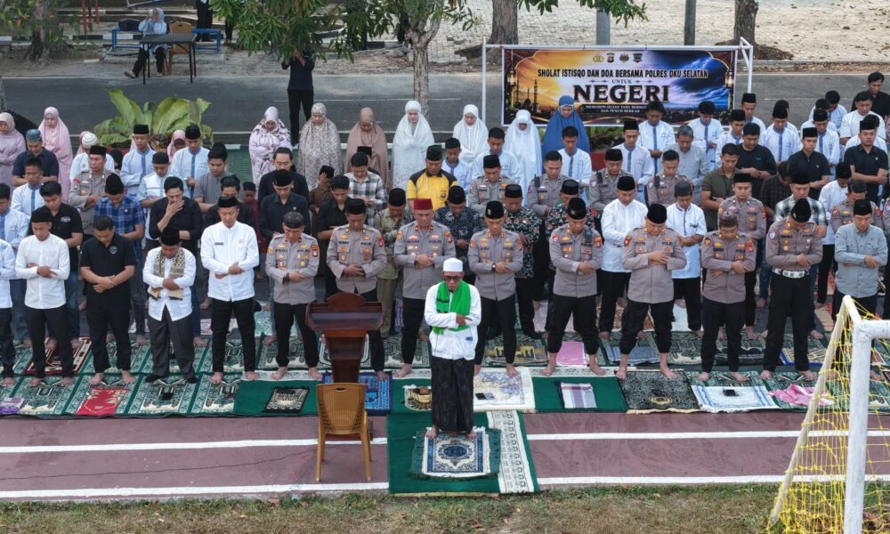 Doa dan Santunan, Polres OKU Selatan Ajak Masyarakat Hadapi Kemarau dengan Kebersamaan