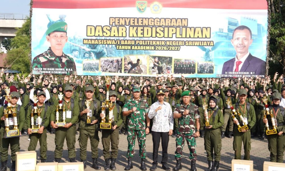 Tanamkan Disiplin dan Kepemimpinan, 6 Hari Garsarlin Gelombang 1 Polsri Resmi Ditutup