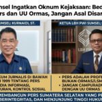 Wartawan Disebut LSM, Ketua IPHI Sumsel: Pernyataan Itu Bisa Cederai Kemerdekaan Pers