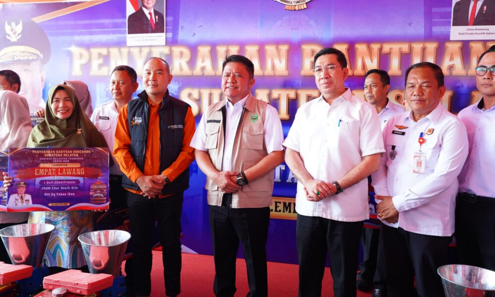 Perkuat Sektor Perikanan, Pemprov Sumsel Salurkan Sarpras untuk Nelayan dan Pembudidaya se-Sumsel