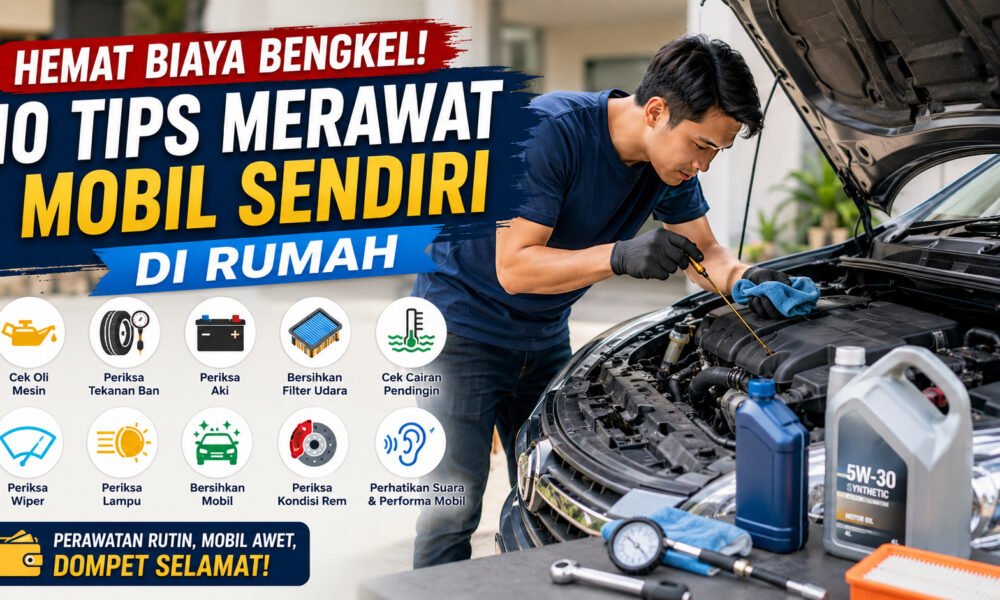 10 Tips Merawat Mobil yang Bisa Dilakukan Sendiri di Rumah