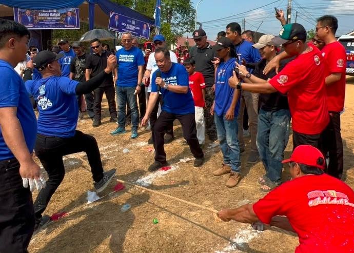 HUT ke-25 Partai Demokrat di Sumsel: Lomba Rakyat Meriah, Motor Listrik Jadi Doorprize