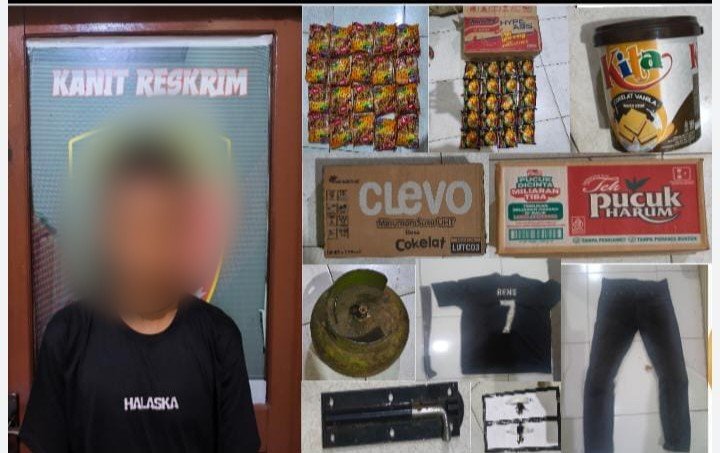 Pencurian Kantin SD di Muba: Barang Dibuang ke Semak, Uang Rp5 Juta Dibawa Kabur